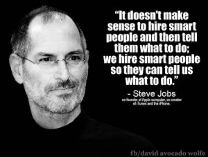 Směrnice a postupy, Steve Jobs
